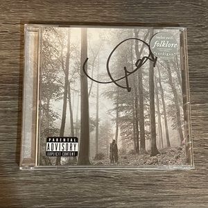 Signed Taylor Swift Folklore CD